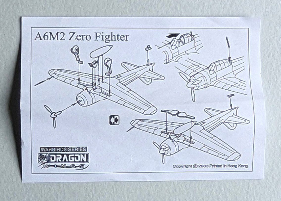 Modellbausätze & Standmodelle: Dragon Wings A6M2 Type 21/22 Zero, Modellflugzeug, 1/72 – Neu (gemäss Beschreibung) aus Olten von J.Cooper58 4