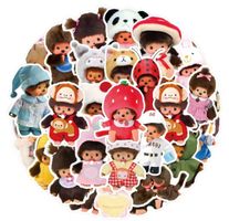 34 Aufkleber Sticker - Monchichi