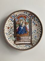 Porzellan Sammlerteller "Madonna col Bambino", Top Zustand!