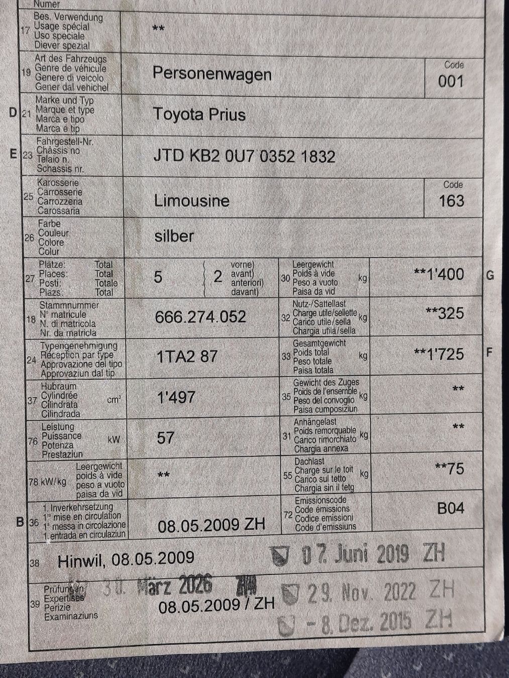 Toyota Automobili: Toyota Prius HSD ab MFK – Usato da Spiringen venduto da Ozzyli 6