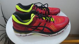 Laufschuhe Asics Gel-Kayano 22 rot gelb Grösse 41.5