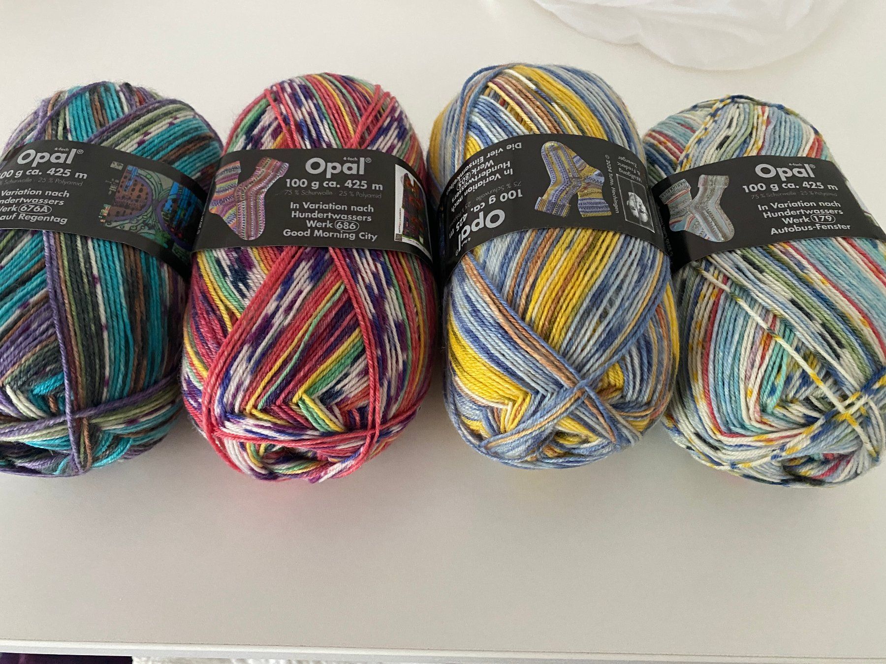 Wolle: Sockenwolle – Neu und originalverpackt aus Näfels von Hobbystrickerin