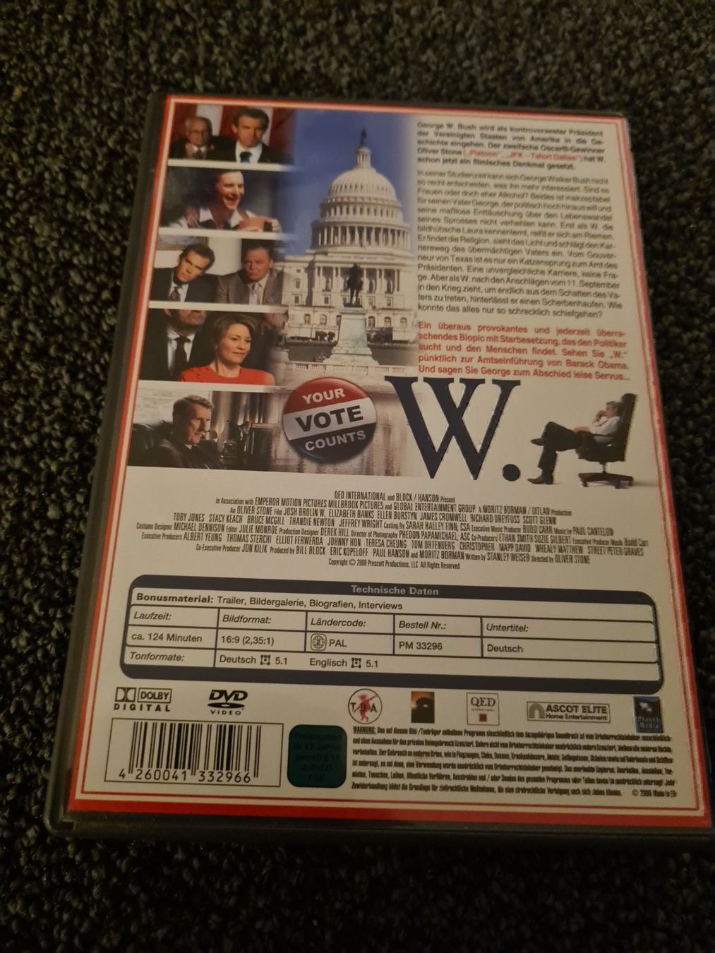 Tutti i DVDs: W. (8099) – Usato da Ruswil venduto da Ruck.Zuck. 1