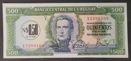 0.50 NUEVOS PESOS / URUGUAY ND (1975) (BANKFRISCH)