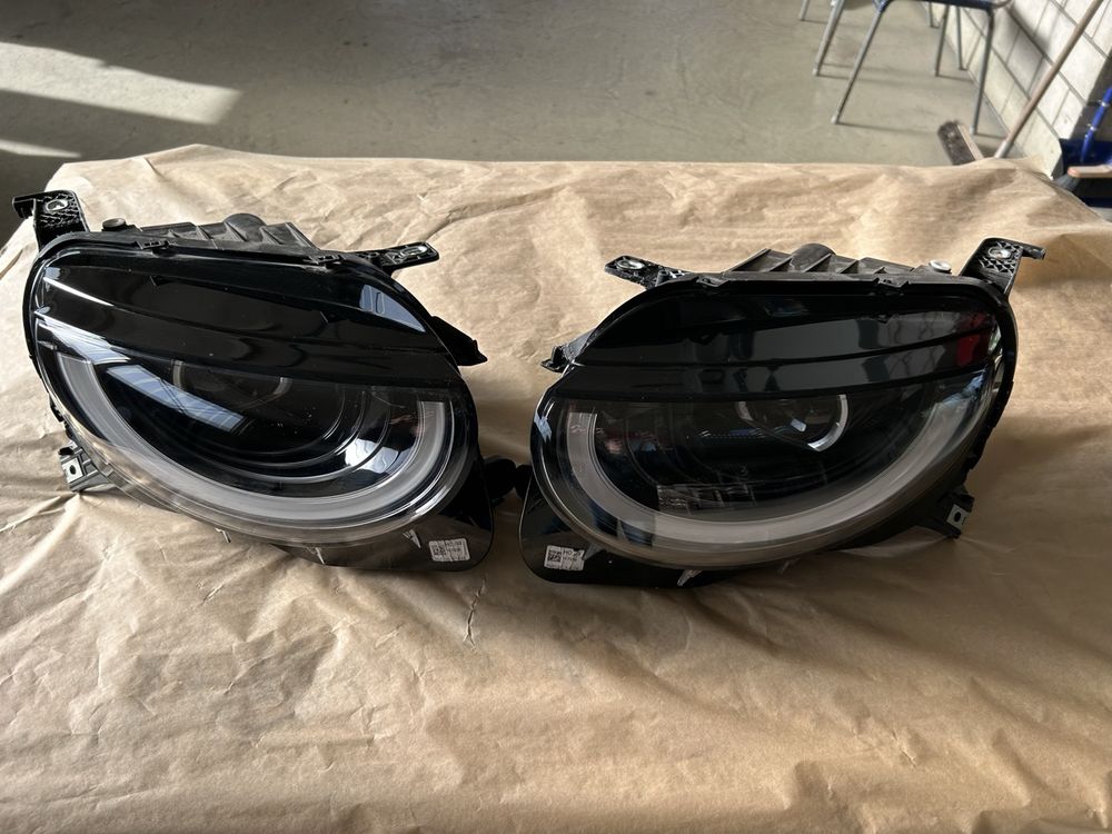 EHLTE Scheinwerfer Staubschutz Für Fiat 500 - Halogen H4 Abdeckkappe