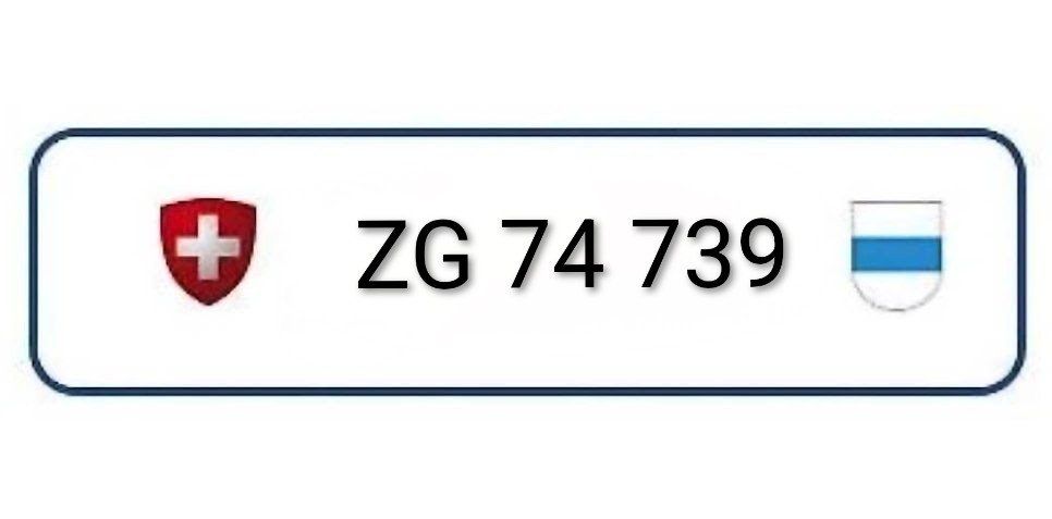 Insegne: Autokennzeichen ZG74739 – Usato da Rotkreuz venduto da Smith2000