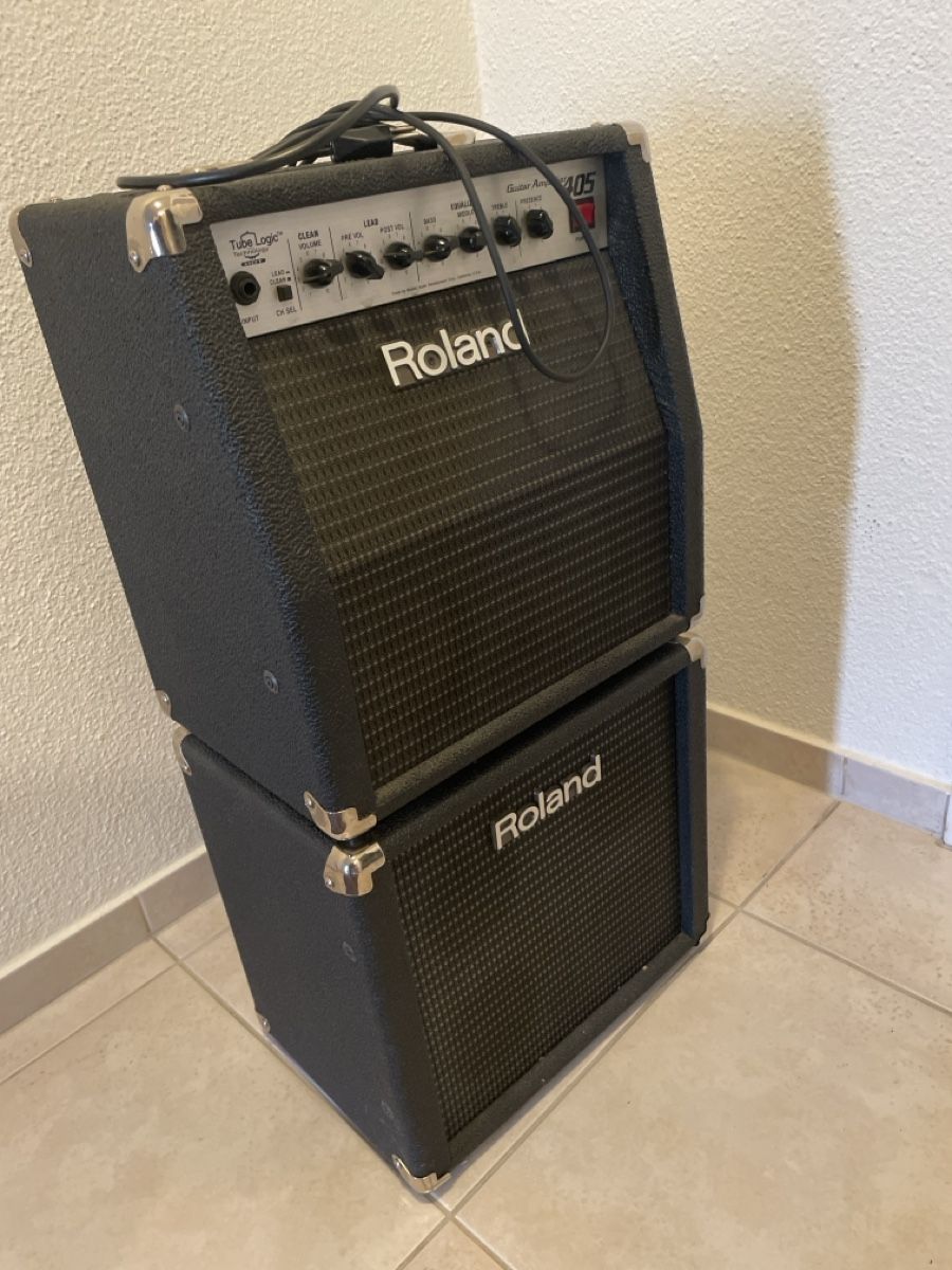 Roland Amplificatori: Gitarrenverstärker Roland 405 – Usato da Ebikon venduto da kob_mcb6
