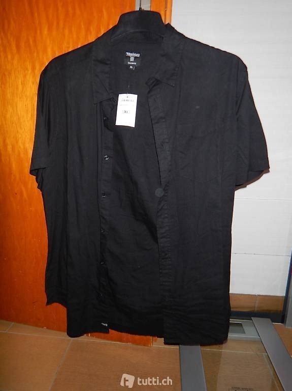 Hemden: XL - L camicia uomo maniche corte nera – Neu (gemäss Beschreibung) aus Coldrerio von camillo71 2