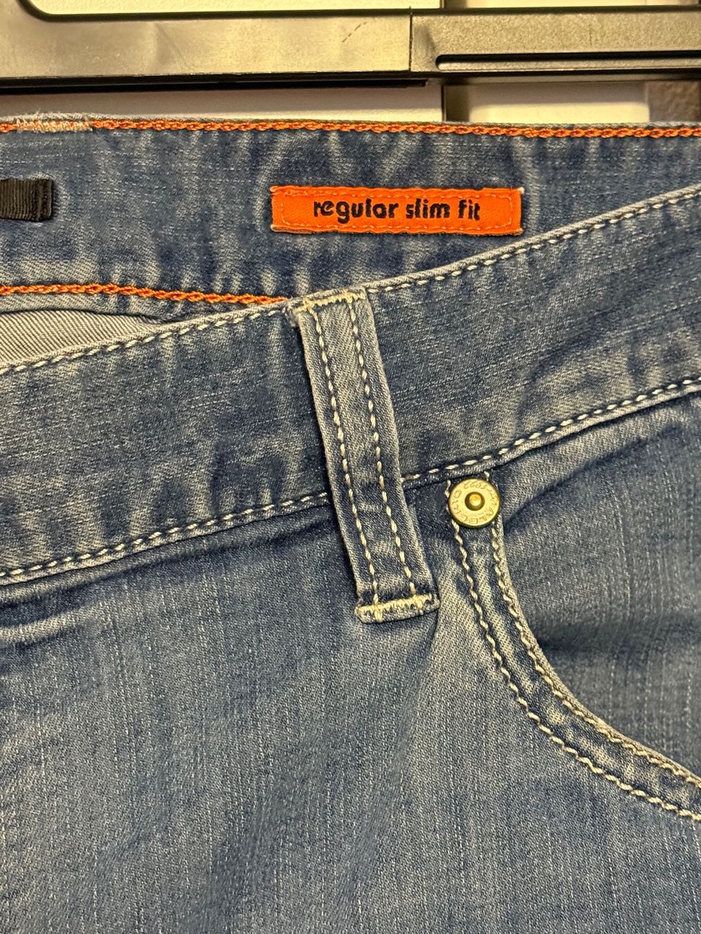 Jeans: Alberto Jeans - Regular Slim Fit - W38 L34 hellblau ! – Usato da Chur venduto da Hermes421 3