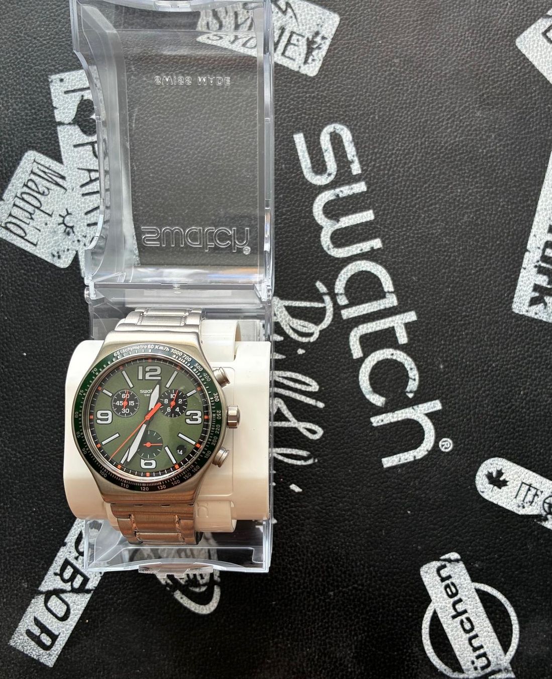 Swatch Orologi: Swatch Uhr Irony Chrono Forest Grid YVS462 – Nuovo (secondo la descrizione) da Orpund venduto da Dracaris77