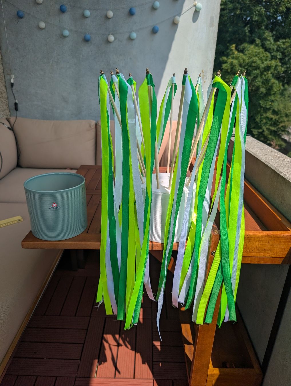 Tutte le decorazioni: Hochzeitsdeko - 15x Schleifenstab + 2x Topf – Usato da Buchs ZH venduto da rol_tn8h