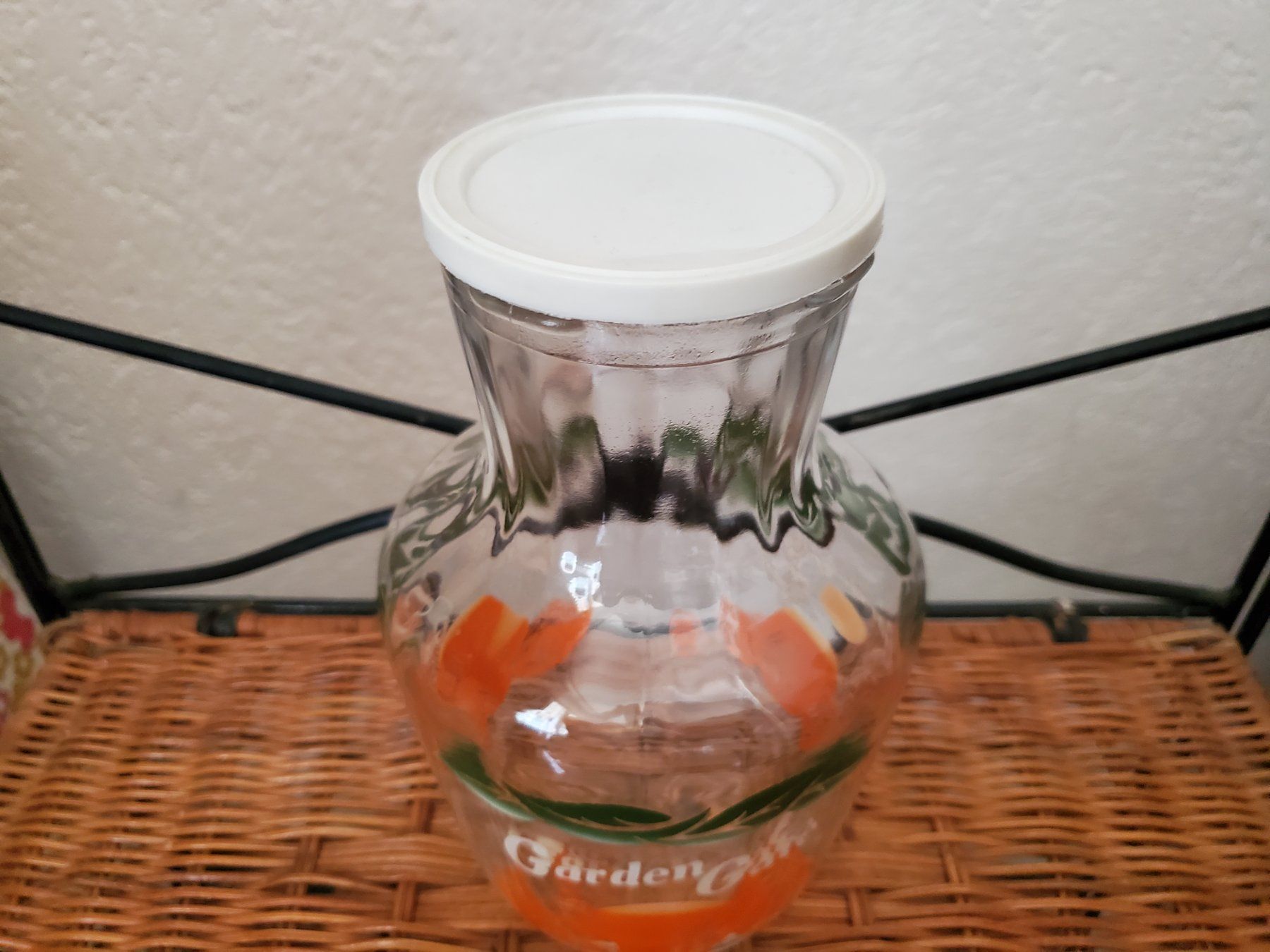Caraffe: Carafe avec couvercle décor oranges – Usato da Rennaz venduto da La_malle_du_dauphin 1