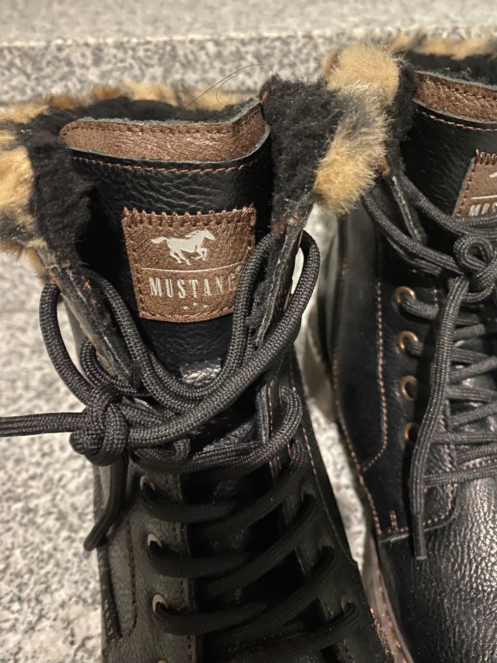 Mustang Scarpe da uomo: Mustang Snowboot/Winterstiefel - black – Nuovo e nell'imballaggio originale da Luzern venduto da Sommer_26 7