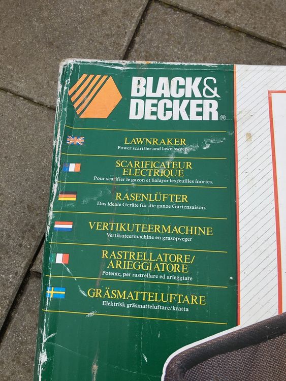 Rasenlüfter, Vertikuteermaschine Black & Decker. Kaufen auf Ricardo