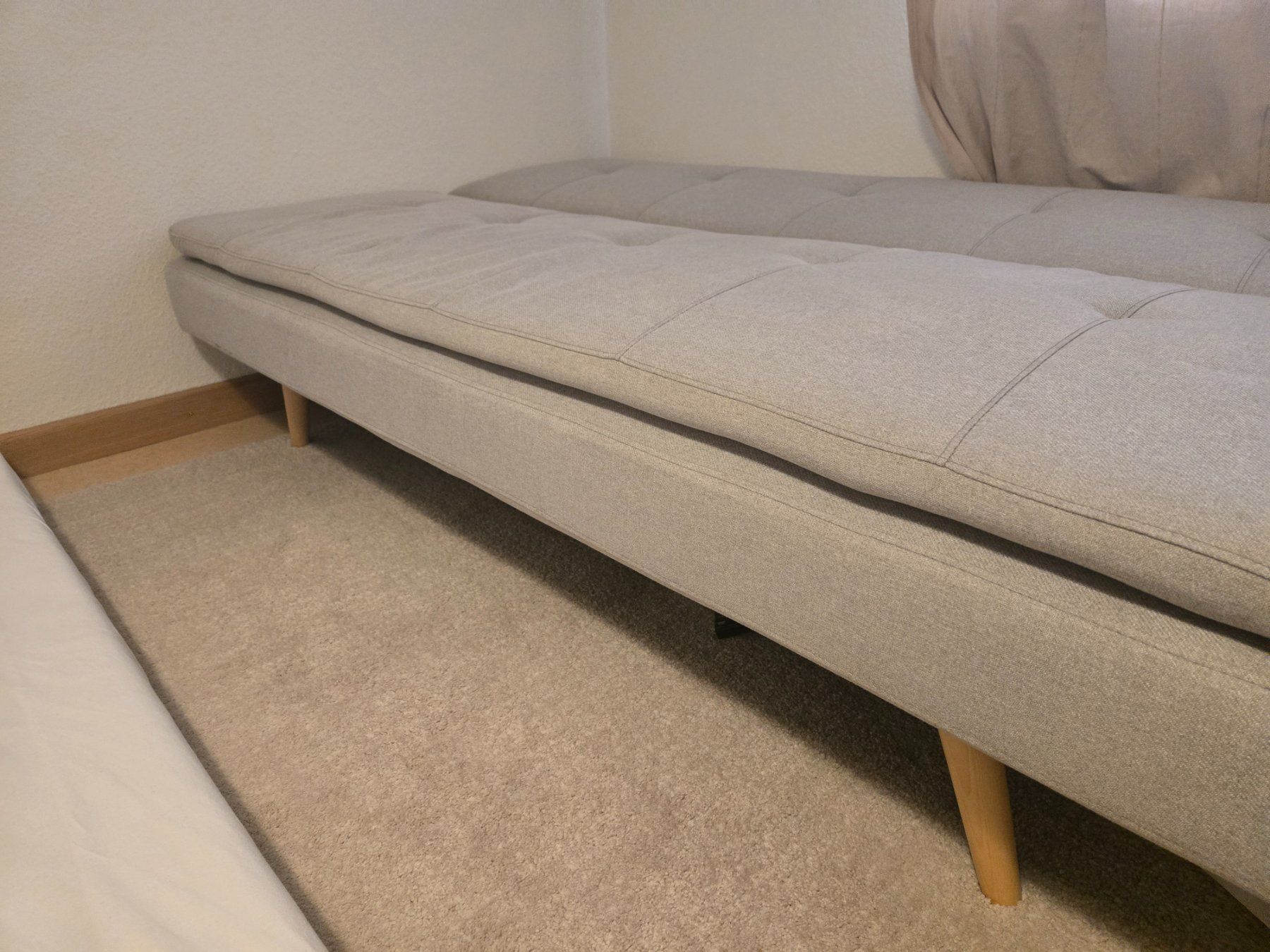 Beliani Sofas: Schlafsofa grau Stoff gut erhalten – Gebraucht aus Basel von yiw_68xp 1