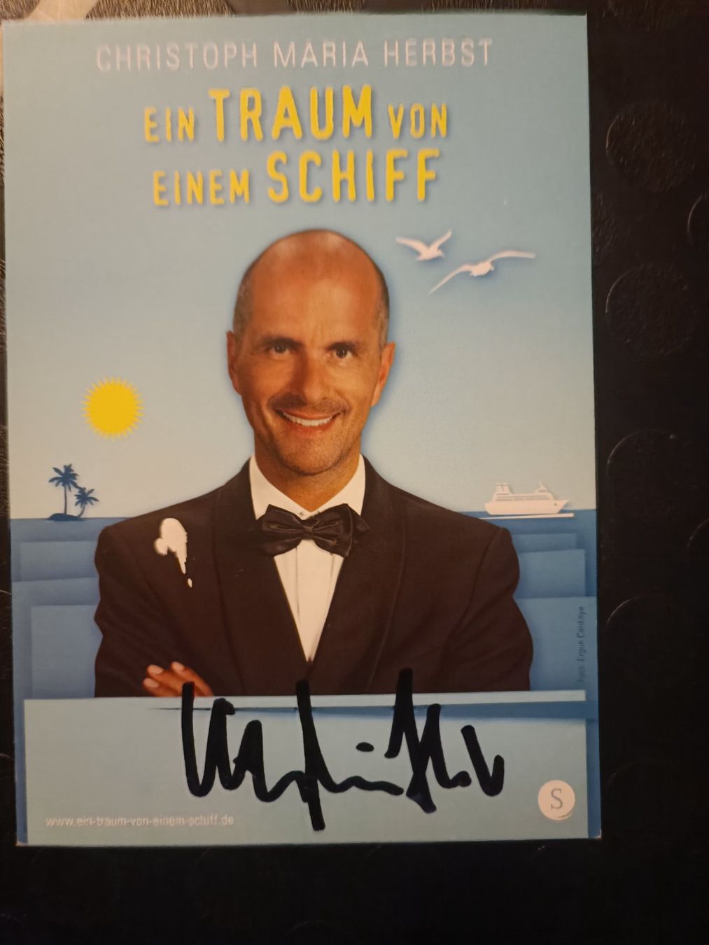 Autografi: Christoph Maria Herbst - handsigniert – Usato da Menziken venduto da Artographs