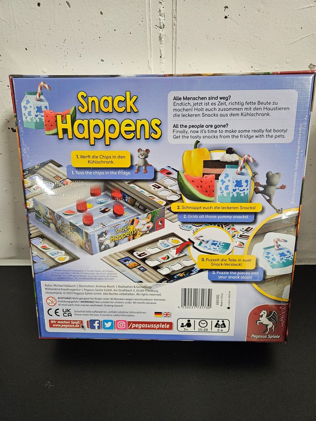 Giochi: Neu - Pegasus Spiele - Snack Happens – Nuovo e nell'imballaggio originale da Dagmersellen venduto da Jarsetz_Restposten 1