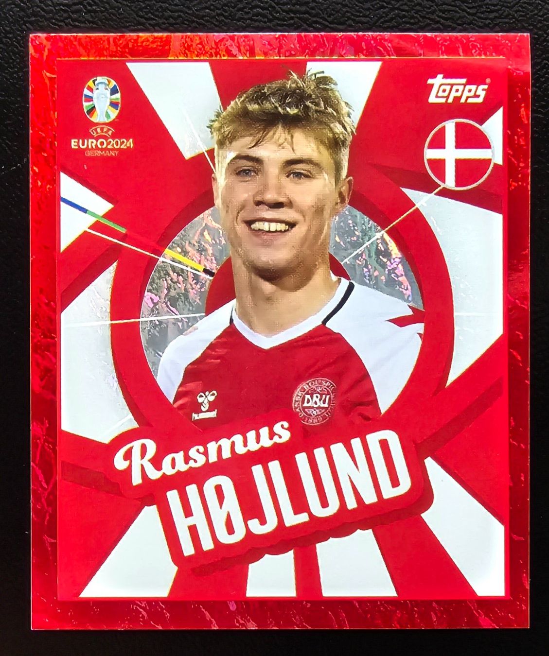 Topps Carte collezionabili: Topps EM 2024--DEN PTW "rotmetallic" – Nuovo e nell'imballaggio originale da Hittnau venduto da stamps_and_coins