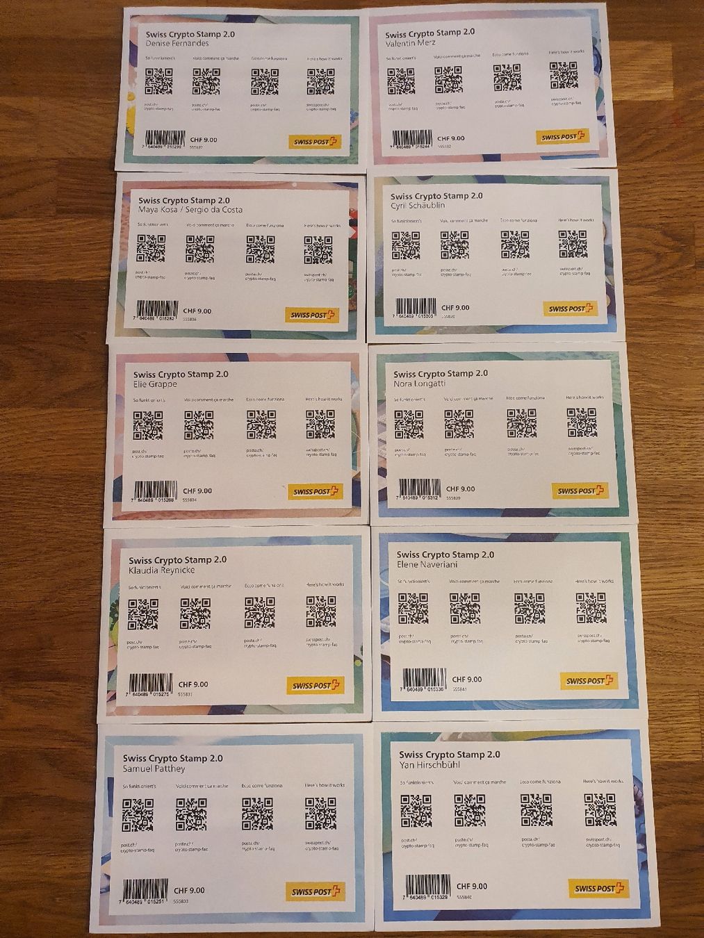 Tutti i francobolli: Combo Angebot!! Swiss Crypto Stamp 1.0 + 2.0 – Nuovo e nell'imballaggio originale da Ballwil venduto da Roman_w