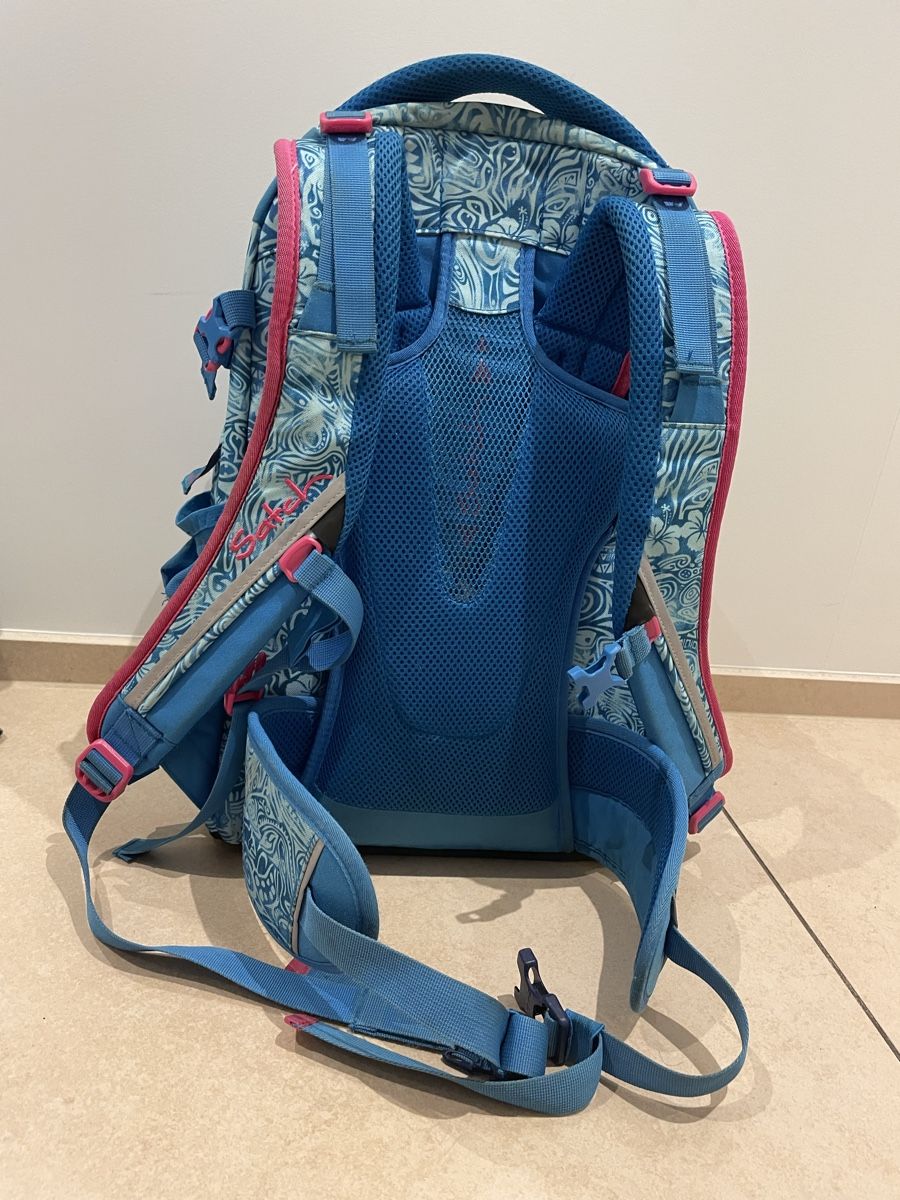 Satch Borse & Zaini: Satch Schulrucksack Aloha Blue – Usato da Affoltern am Albis venduto da Marc_au9 3