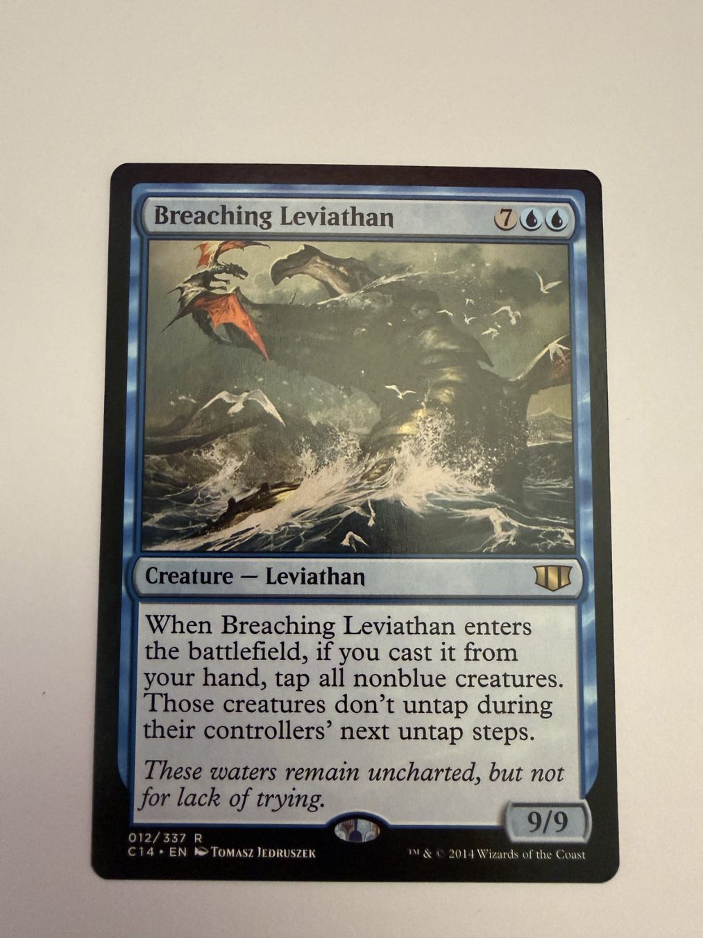 Magic The Gathering Sammelbilder & Trading cards: Carte Magic The Gathering Breaching Leviathan – Gebraucht aus Kloten von Mumiiin