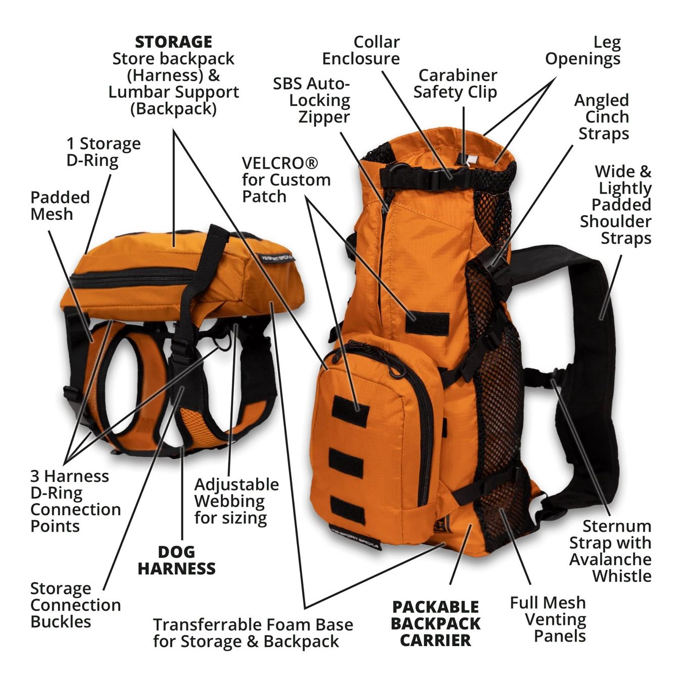 Rucksäcke: K9 Sport Sack Walk-On 3in1, S – Neu und originalverpackt aus Deitingen von cor_7h7k 4