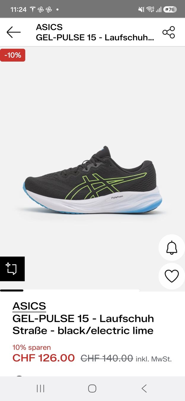 Asics Herrenschuhe: ASICS GEL-PULSE 15  Grösse 40.5 – Neu (gemäss Beschreibung) aus Näfels von Chanel.05 1