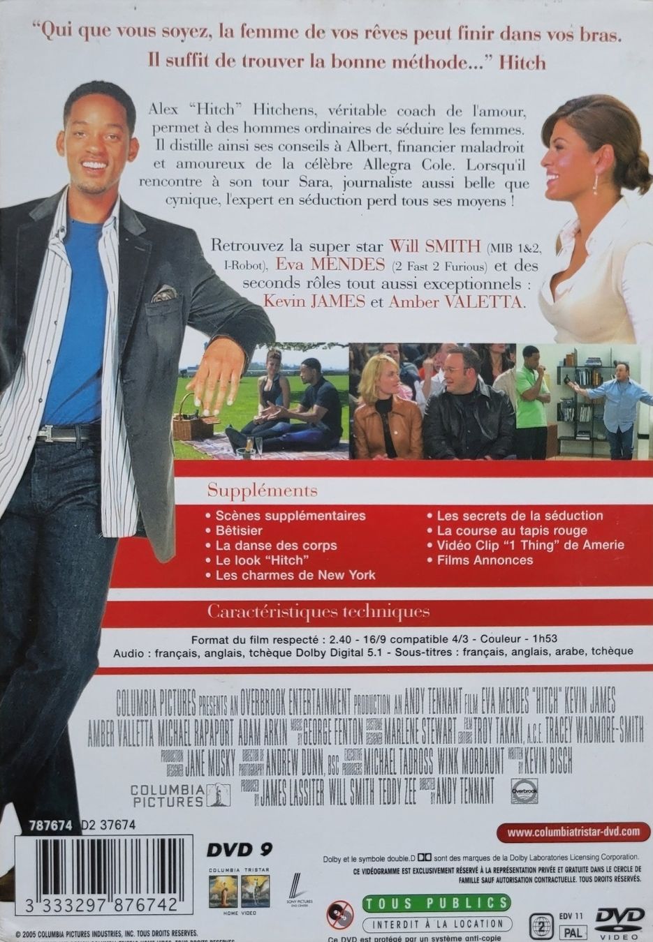 Tutti i DVDs: Hitch Expert en séduction – Usato da Blonay venduto da Samvil 1