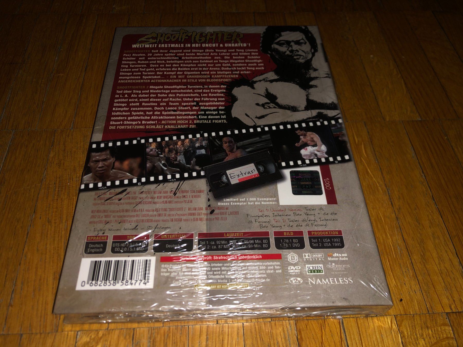 Alle DVDs: Shootfighter 1+ 2 - MEDIABOOK - UNRATED – Neu und originalverpackt aus Basel von havsok 1