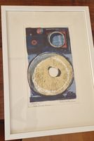 Original Linolschnitt von Felix Hoffmann, gerahmt, Top!