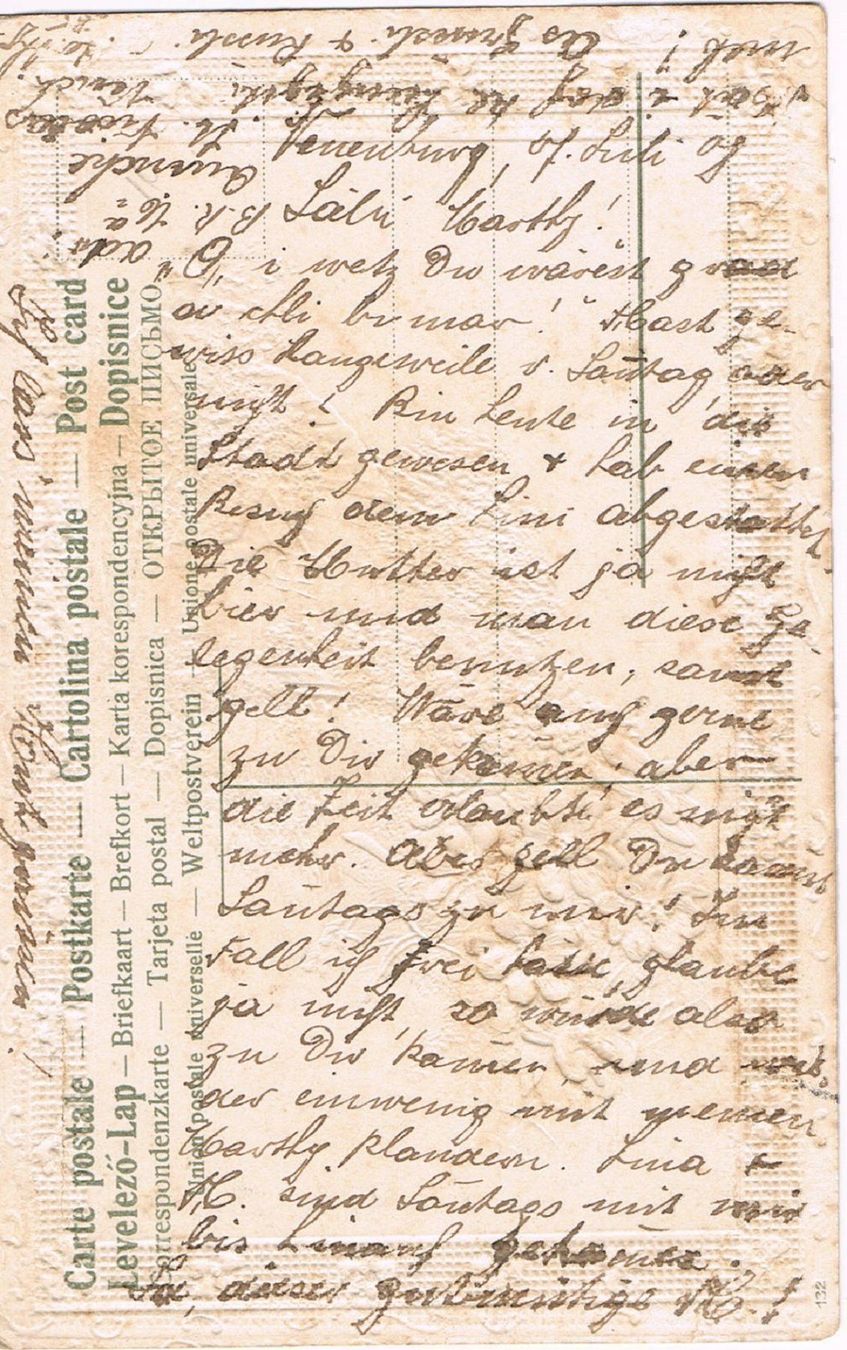 Cartoline postali: Kunstvolle Grusskarte, relig. Vers – Usato da Buchs AG venduto da Baerfisch 1
