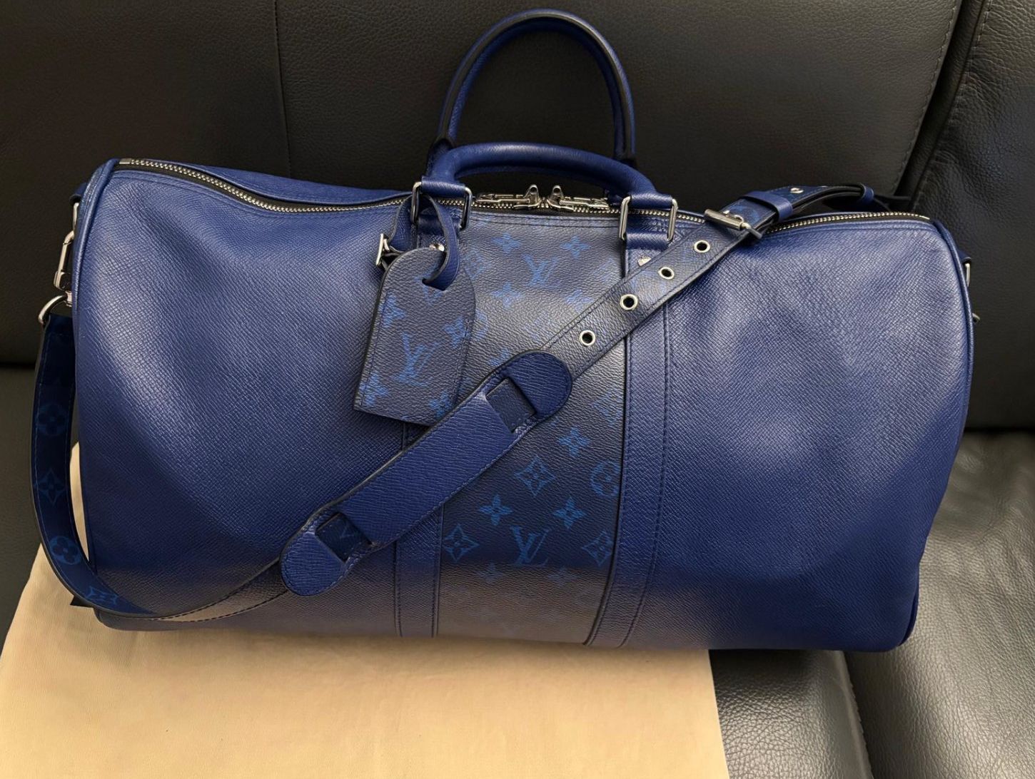 Louis Vuitton Borse: ❤️ Louis Vuitton Keepall 50 Taigarama Cobalt – Usato da Steinhausen venduto da 2ndLove_Bag 5