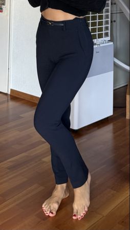 Damen Hose Massimo Dutti dunkelblau Grösse 36