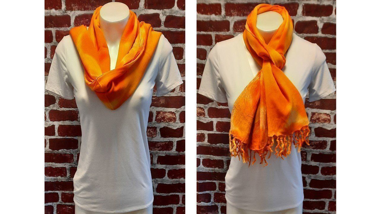 Foulard & Sciarpe: Schöne Gemischte Foulard/Schals/Halstuch – Nuovo e nell'imballaggio originale da Seuzach venduto da VT-Collections2 4