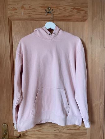 Kapuzenpullover rosa Grösse S bestickt guter Zustand