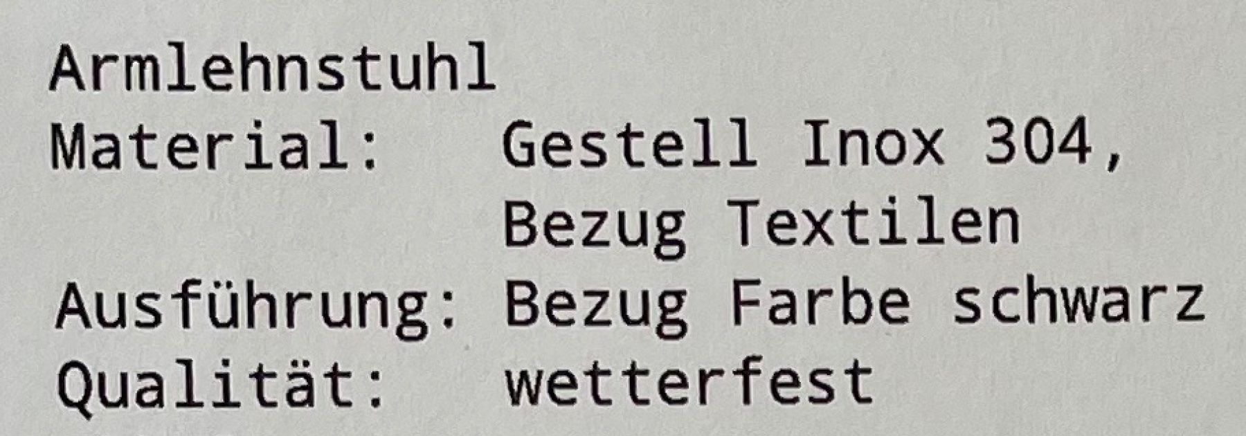 Pfister Sedie: 2 Gartenstühle | Chromstahl mit Textilbezug – Usato da Worb venduto da tmc25441 6