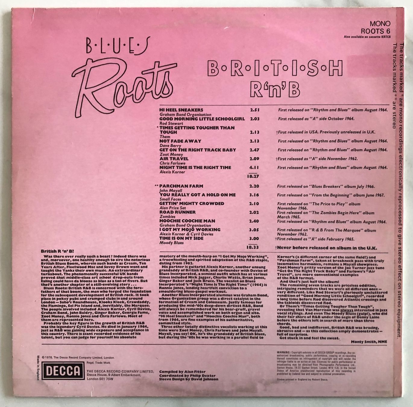Schallplatten: GENESIS - ROCK ROOTS – Gebraucht aus Poliez-Pittet von Newtown-Records 1