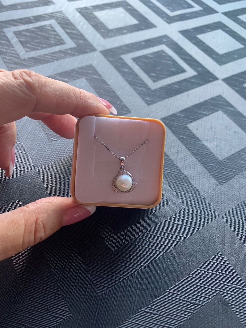 Ketten: Collier Argent et perle de culture – Gebraucht aus Fully von Sassa68 1