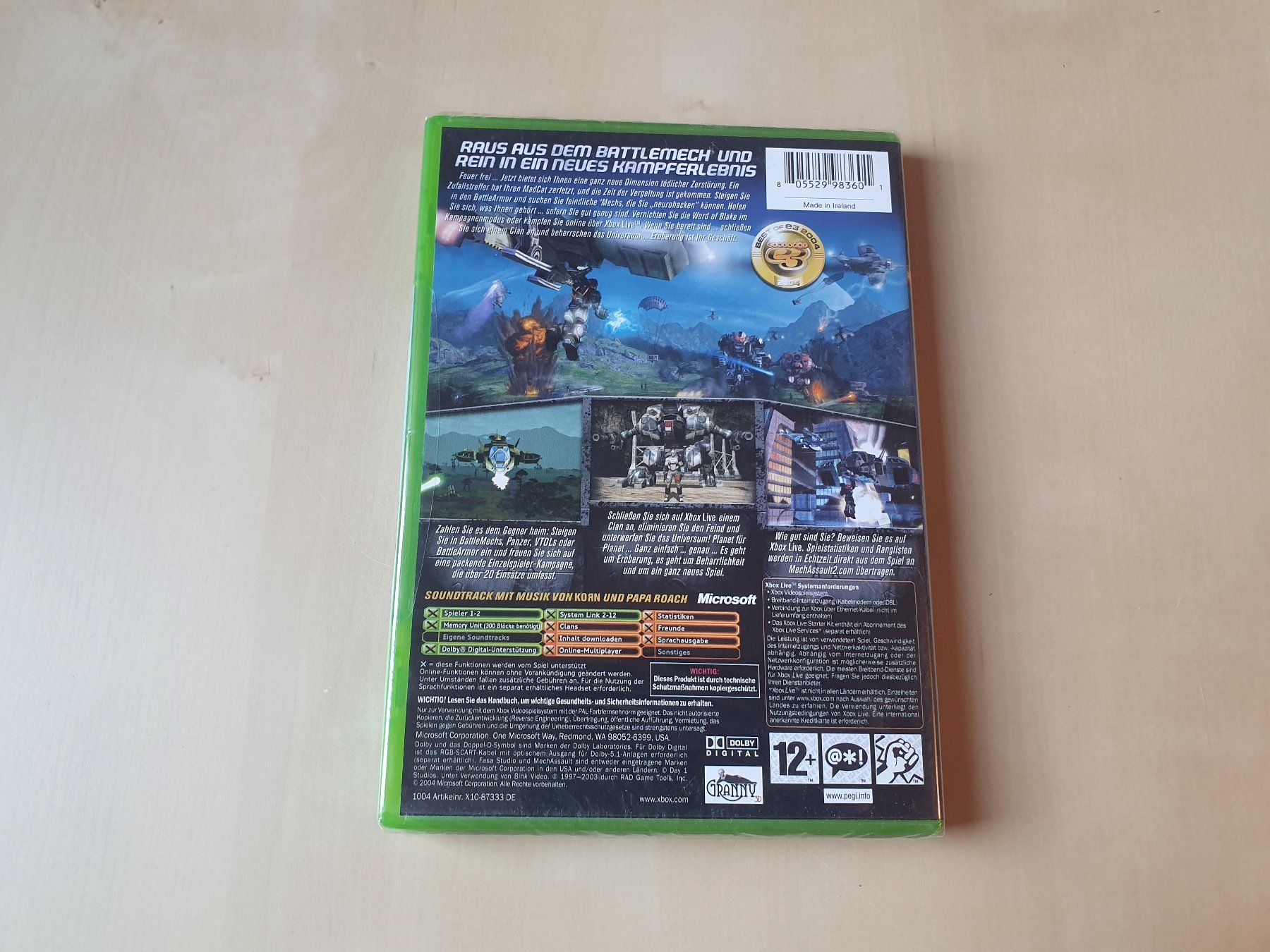 Microsoft Giochi: Mechassault 2 neu und ovp – Nuovo e nell'imballaggio originale da Stansstad venduto da collectorsshop 1