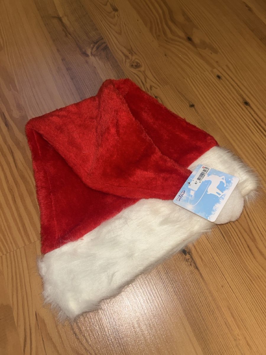 Costumi: Samichlaus Mütze, rot aus Samt – Nuovo e nell'imballaggio originale da Hausen AG venduto da cele01 1
