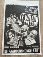 Affiche Belge cinéma Le Voleur de Chevaux 1967 Yul Brynner E