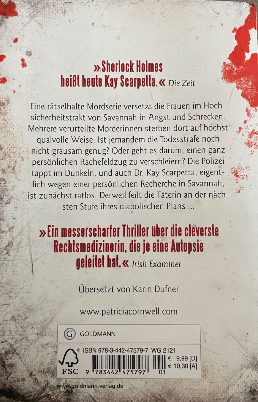 Livres: BLUT - PATRICIA CORNWELL - BROSCHIERT – D'occasion à Buchs AG par fischli610 1