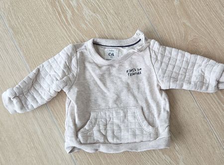 Adorable pull bébé matelassé C&A - Taille 68 - très bon état