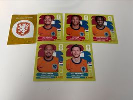 Panini Sticker WM 2026-Niederlande (6Stück)