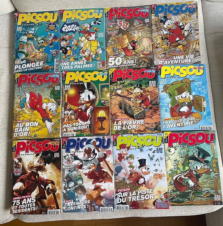 Comics: 48 magazines Picsou, Mickey, Fantomiald – Gebraucht aus Neuchâtel von sar_j99n