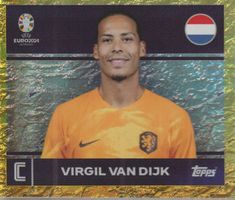 EURO 2024 Topps sticker Foil Gold VIRGIL VAN DIJK NETHERLAND
