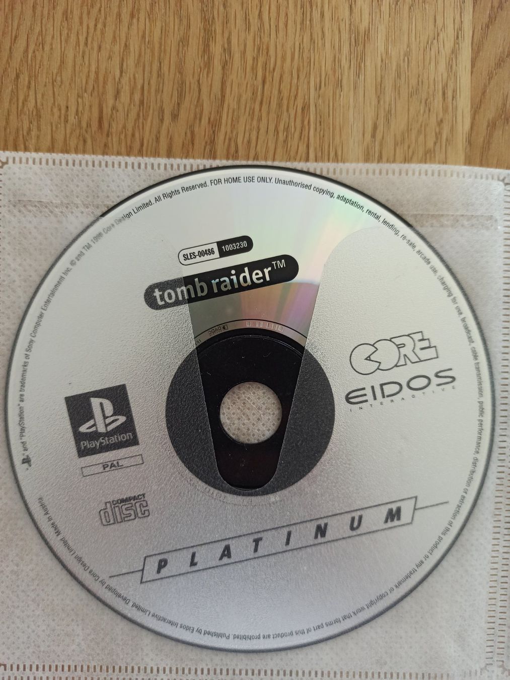 Giochi: Tomb Raider Platinum PS1 - Disc – Usato da Oberweningen venduto da mar_87mx