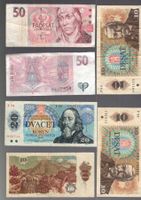 Czecoslovakai noten 6 stück