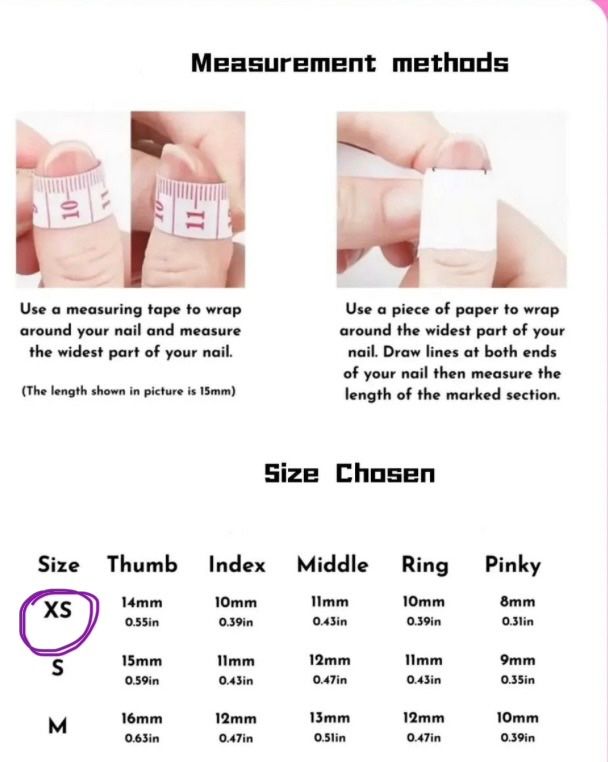 Unghie finte: Press-on nail  - New - size XS – Nuovo (secondo la descrizione) da Basel venduto da lau_982w 3