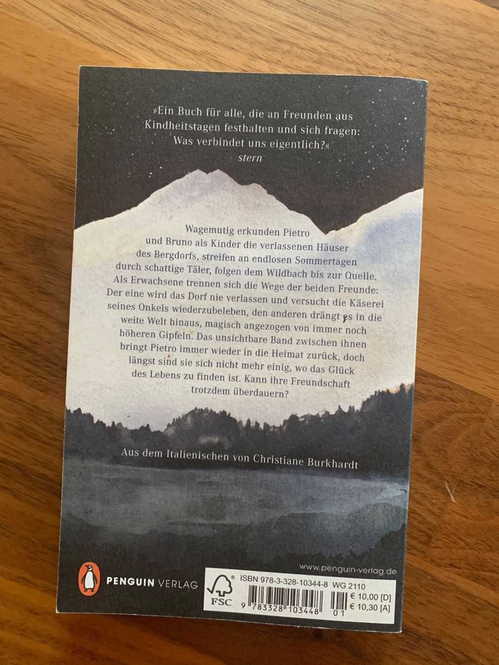 Bücher: Paolo Cognetti: Acht Berge – Gebraucht aus Schlierbach von matro01 1